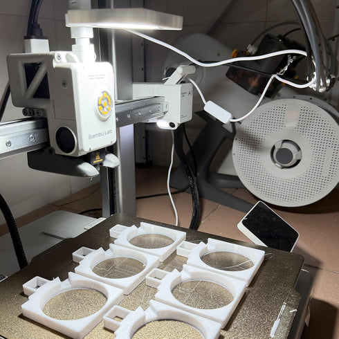 A1 3D 24V/ 2W Upgrade LED Light Kit Compatible with Bmabulab Printer, Plug and Play, High Brightness Lighting