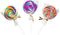 Raymond Geddes Swirl Pop Food Erasers - Pack of 24