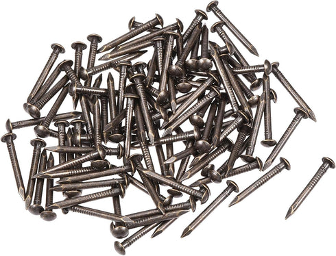 uxcell 100pcs Small Tiny Brass Nails 1.5x15mm for DIY Wooden Hardware Accessories