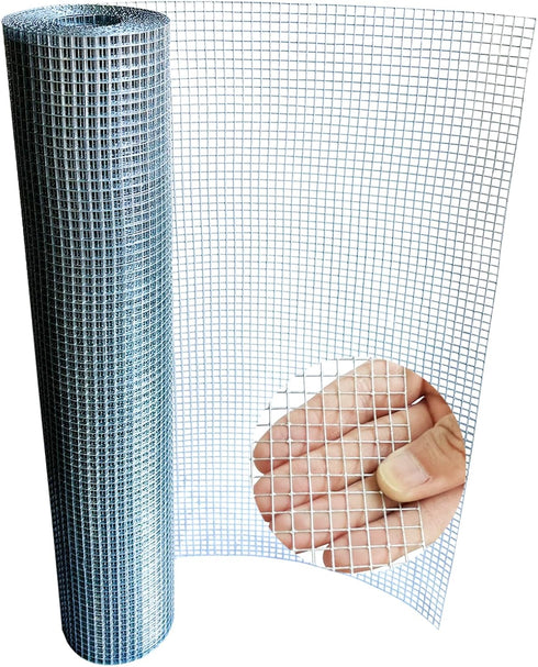 Hardware Cloth 1/4 Inch 20in X 20ft, 23 Gauge Hot Dip Galvanized