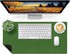 Bloss Green Leather Mouse Pad,Leather Desk Mat Protector,Dual-Side Use Mouse Mats,Office Desks