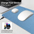 Tongyanat 15W, Fast Wireless Charging Mouse Pad Office Desk Pad with Ultra-Smooth Surface Non-Slip Rubber Base
