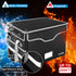 DocSafe Fireproof Document Box with Lock, Portable File Storage Organizer with Mesh Pockets, Collapsible for Home Office