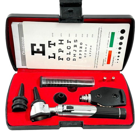 1 Bulb 10 Premium Student Home USE LED Bright Light ENT Diagnostic Otoscope Plus Extra Replacement Plus Specula Cynamed