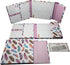 Cutepaper Weekly Organiser Self-Stick Notes, Pastel Memo Pad Set, Colored Printing with Feather Shapes, Cute Design