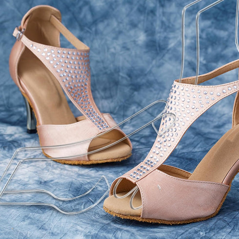 2Pcs Hemobllo Shoe Display Stand Shoe Rack for High Heels Practical Shoe Support for Shoe Store Showcase Stable Design