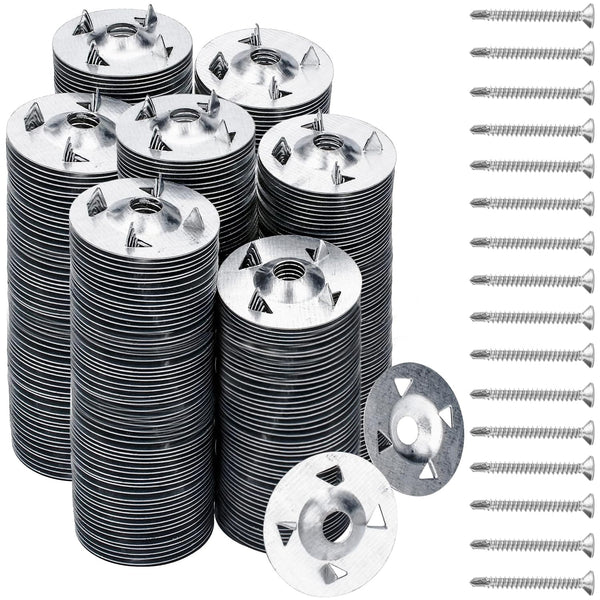 600Pcs Foam Board Fasteners Washers for Installation of Foam Board Panels, 1-1/8 Inch Metal Washers for Fixing
