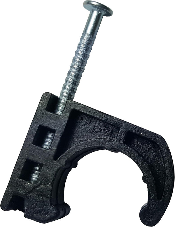 100 Pcs. XFITTING J Clamps for 3/4" Pex, Copper, CPVC Tubing, Tube Talons with Nail