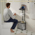 X-cosrack Freestanding Toilet Paper Holder Toilet Tissue Rack Scroll Stand Roll Dispenser with Storage Shelf Reserve