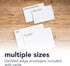 5x6.875 inches, 100 Pack, Strathmore Creative Cards, Ivory with Deckle Edge, Envelopes Included - Blank Greeting Cards