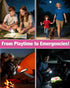 3 3 1 Pack EverBrite Small Flashlight, Compact LED Flash Light with Modes, AAA Batteries Included, Water-Resistant Mini