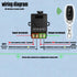 VONVOFF AC110v/120v/30A 433MHz 328ft Wireless Light Switch with Receiver kit, Ralay RF Remote Control Switch with Long