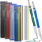 2 Pcs Welders Pencil with 48 PCS Round Refills, Mechanical Pencils for Metal Welding Marker, Tube Pipe Fitter