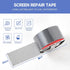 Window Screen Repair Tape, Strong Adhesive Kit for Windows or Doors, Mesh Repair Patch (Grey, 30 FT)
