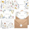 XXINMOH 102 PACK Floral Thank You Cards With Envelopes (4"x6") - Wildflower Blank