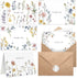 XXINMOH 102 PACK Floral Thank You Cards With Envelopes (4"x6") - Wildflower Blank