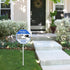 28" 10"x10" (2 PACK) GicnKeuz Video Surveillance Sign with Stake for Outside, Security Sign - Rust Free Heavy
