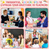 24 Pack 1oz Mini Hand Sanitizer Bulk Teacher End of Year Gifts for Student Scented Hand Sanitizer Travel Size First Day