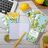 Geyee 36 Pieces Mini Notebooks, Lemon Pocket Notepads, Small Motivational Journals for Office School Travel Supplies