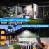 288LED 5 Solar Shed Light Indoor Outdoor, Aqonsie Solar Powered Motion Sensor Pendant Light Daytime Available, Solar