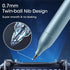 WRITECH Gel Pens Fine Point, Premium Metal Barrel Retractable 0.7mm Black Ink Pen 2ct with 2 Refills for Smooth Writing