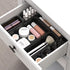 Simple Houseware Black Desk Drawer Organizer, 10 Pack (3S, 3M, 3L, 1XL)