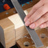 3-Piece Wood Rasp File Set 12" with 4" Rubber Grip, T12 High Carbon Files for Woodworking Manual Cutting