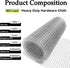Hardware Cloth 1/4 inch 8inx10ft Galvanized Wire Mesh Roll for Chicken Pen, Garden Fences, Poultry Netting