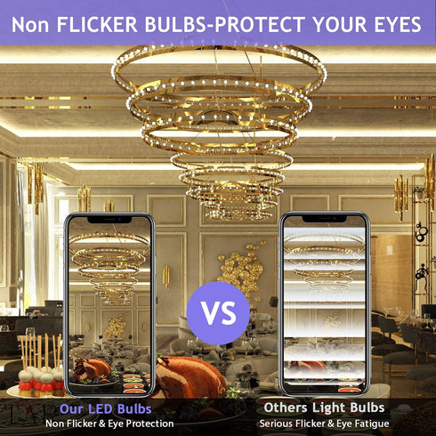 E11 LED Bulb 5W Dimmable, 50W or 60W E11 Halogen Replacement, Warm White 3000K, 5 Pack