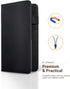 5 9 Mymazn X Server Book for Waitress with Magnetic Closure, Zipper Pocket and Pen Holder (Black)