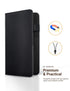 4.7" 9" Mymazn Server Book with Zipper and Magnetic Pocket Waitress Book Waiter Book Wallet Restaurant Waitstaff