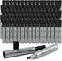 Permanent Markers, 80 Count Black Chisel Tip, Waterproof & Fade Resistant, Quick Drying Office Supplies for School,