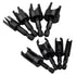 Yakamoz 8Pcs Wood Plug Cutter Set, 1/4 Inch Hex Shank Straight and Tapered Cork Drill Bits Cutting Tool