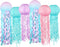 YIOTJUNL Blue Pink Purple Hanging Jelly Fish Paper Lanterns, Gradient Colorful Paper Lanterns
