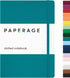PAPERAGE Dotted Journal Notebook, Turquoise, 160 Pages Medium 5.6 in x 8 in Hardcover for Work & School