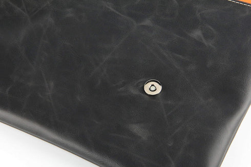 Vintage Pu Leather A4 Envelope File Clutch Bag
