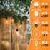 Dimmer 600W Dimmer 100FT IP65 Dimmer for Outdoor String Lights Outdoor Light Switch Plug with Remote, Dusk-to-Dawn