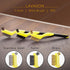Set 3Pcs 7 Inches Lavaxon Wire Brush - Nylon/Brass/Stainless Steel Bristles with Curved Handle Grip for Rust, Dirt