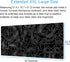 Black Topographic Map Mouse pad Extended Large Desk Mat, XXL Gaming Mouse Pad Desk Pad,31.5x15.7inch Long Computer Keyboard Mouse Mat Mousepad with Stitched Edge for Home Office Work by Cindasun