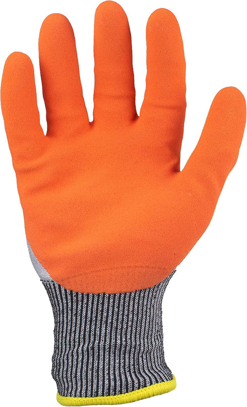 Ironclad Insulated Cut Resistant Latex Glove; Sandy Latex Coating, A6 Cut Resistant, Sized XS, S, M, L, XL, XXL (1 Pair) (SKC4LW-04-L)