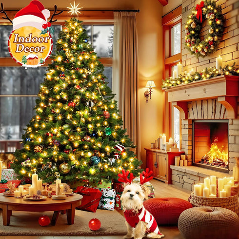 197FT 500 8 KNONEW LED Christmas Lights Outdoor String Lights Modes & Memory Fairy Light Plug in Waterproof LED String