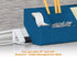 Bostitch Office Konnect Tape Dispenser with Premium Single-sided Tape, Sticks to Desk, Blue (KT-TAPE-BLUE) by Bostitch