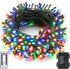 Battery String Lights Outdoor 33Ft 100 LED Fairy Lights for Indoor Outdoor