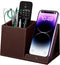 Desk Supplies Organizer with Multi-Functional Pencil Pen Holder and Wireless Charger, Home Office Storage Box Caddy