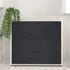 Matte Black Peel and Stick Wallpaper 17"x120", Self-Adhesive Waterproof and Oil Proof Contact Paper for Cabinets and