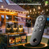 KYY 54FT Dimmable Bulbs Solar String Lights Outdoor Waterproof with USB Charging & Remote, & Timable, Solar Powered