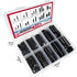 326PCS Roll Pin Set, 24 Sizes Spring Dowel Tension Roll Pins Assortment Kit for Home Improvement