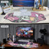 SROJDHFJB 35.4 15.7 inches Skull Coffee Pink Large Gaming Mouse Pad Plus a Coaster, x Desk Mat Extended XXL Mousepad