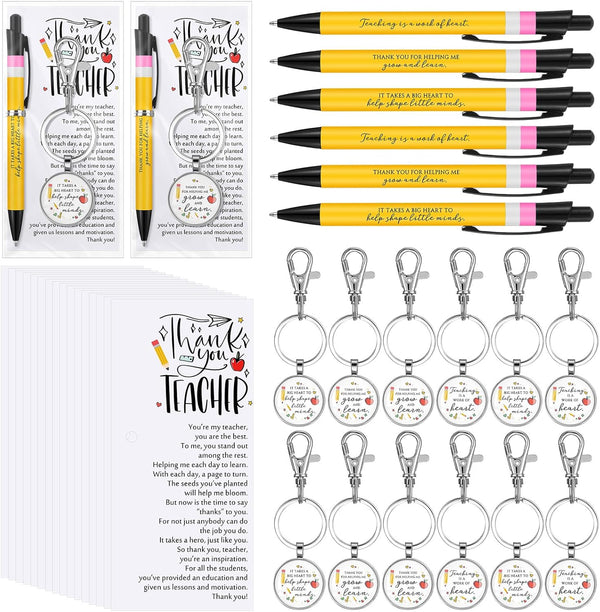 Daifunli 20 Set Teacher Appreciation Gifts in Bulk Thank You Inspirational Ballpoint Pens