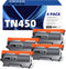 TN450 High Yield Compatible Toner Cartridge Replacement for Brother TN420 TN-450 (4 Black Pack)
